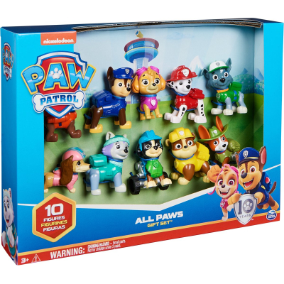 Paw Patrol 10 Figuren Giftpack