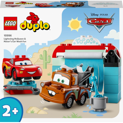 LEGO DUPLO | Disney en Pixar's Cars Bliksem McQueen & Takel wasstraatpret - 10996