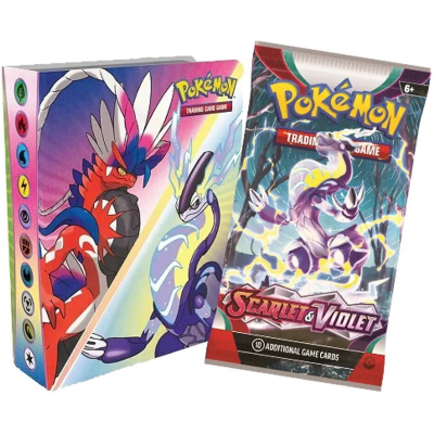 Pokémon TCG Scarlet & Violet Portfolio + Booster pack