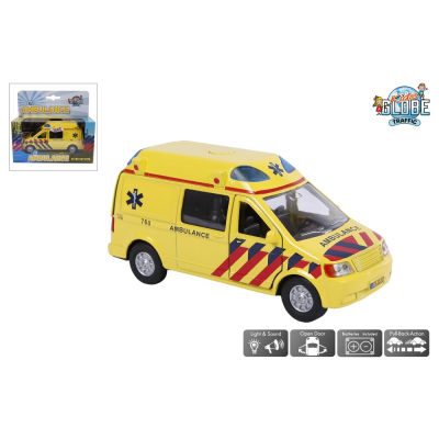 Kids Globe Ambulance met licht en geluid