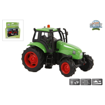 Kids Globe tractor die cast licht geluid