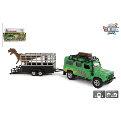 Kids Globe Land Rover dino transport 