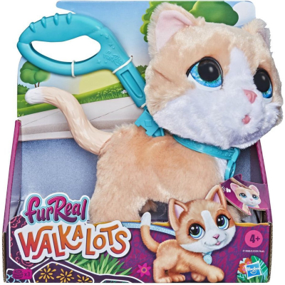 FurReal Friends Kitten Walkalots Junior - Interactieve knuffel (23cm)