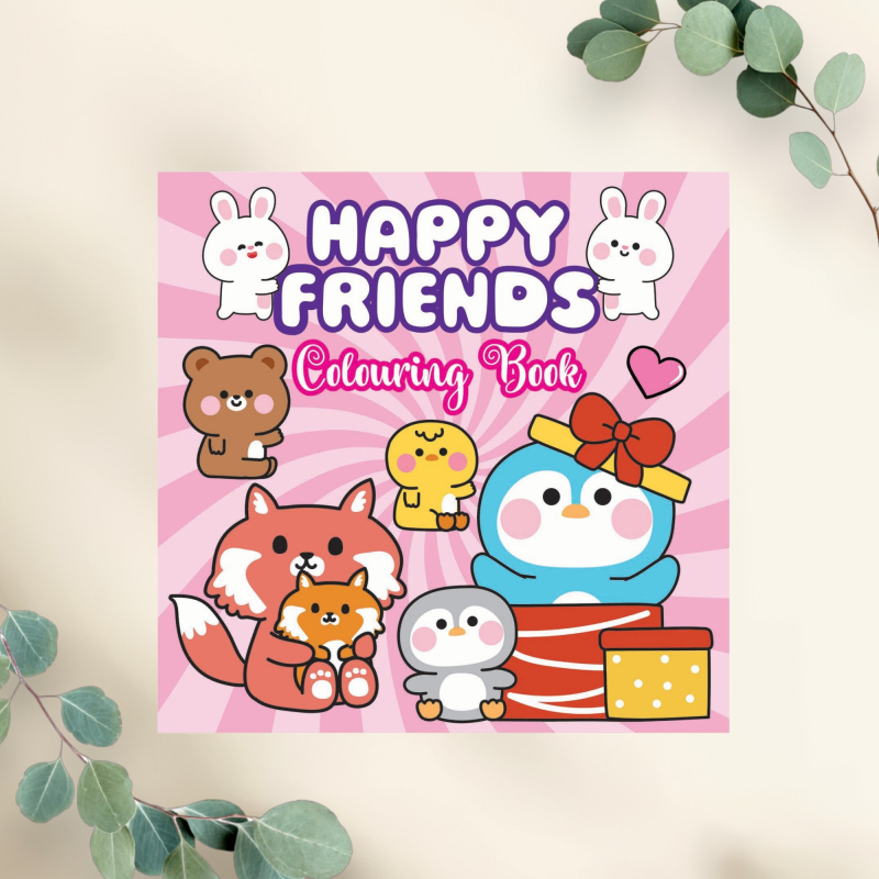Happy Friends kleurboek