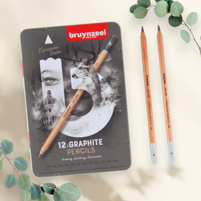 Expression Grafiet Potloden 12 stuks - Bruynzeel