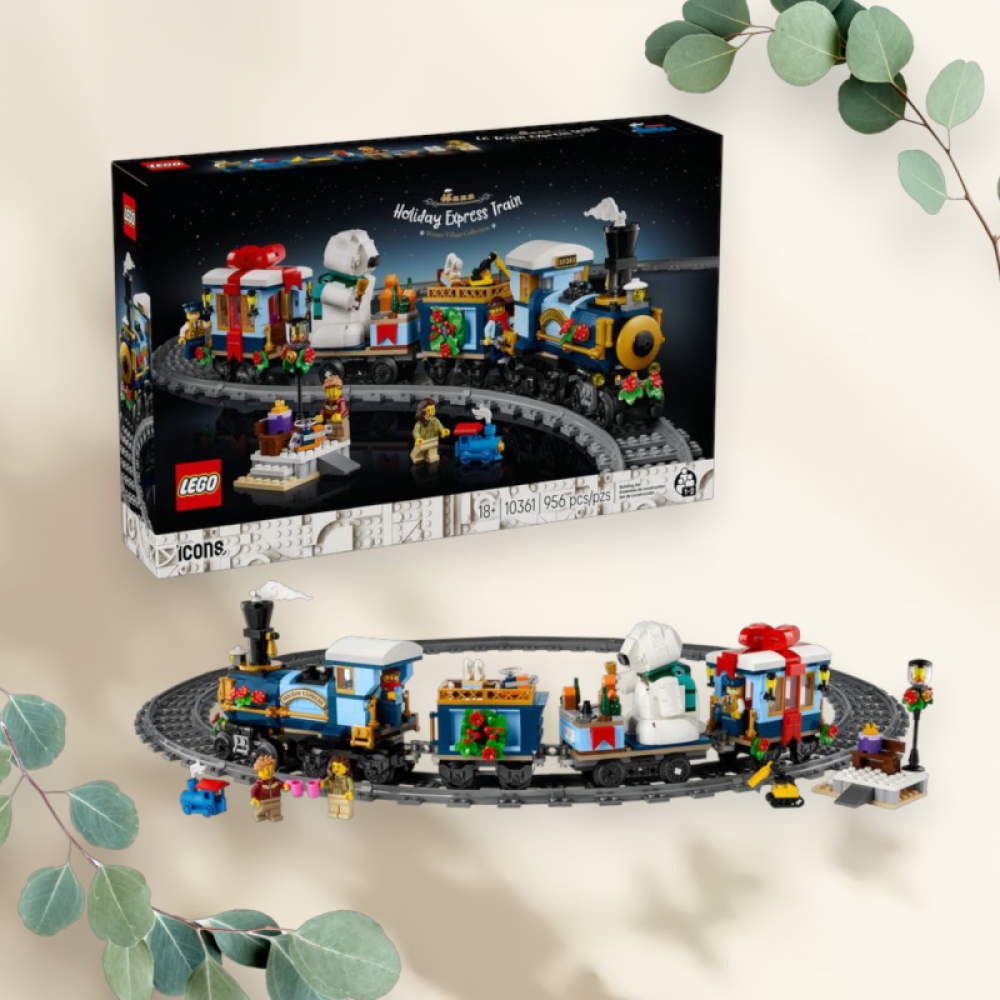 LEGO Icons Feestelijke Kersttrein - 10361