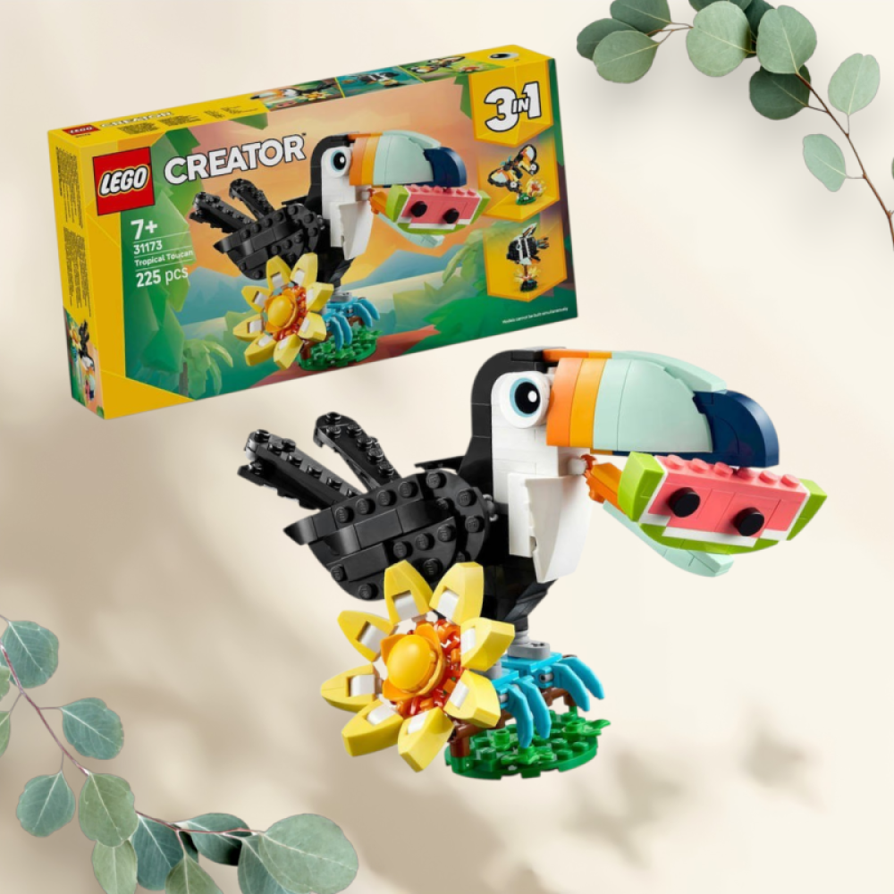 LEGO Creator 3 in 1 Wilde Dieren: Tropische Toekan - 31173