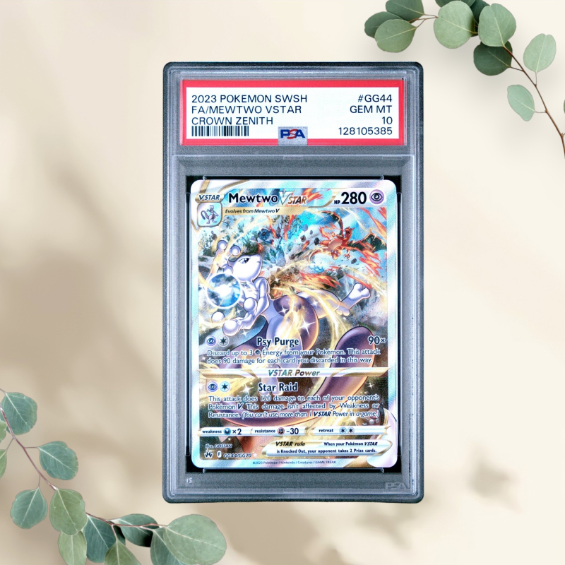 Mewtwo Vstar 2023 Crown Zenith PSA 10 - Pokémon