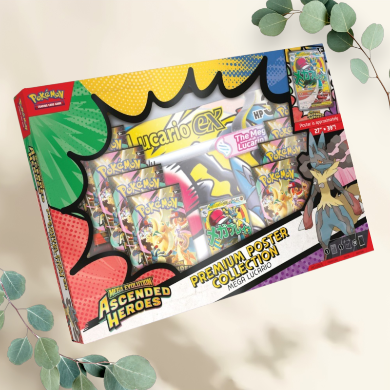 Ascended Heroes Premium Poster Collection Mega Lucario - Pokémon