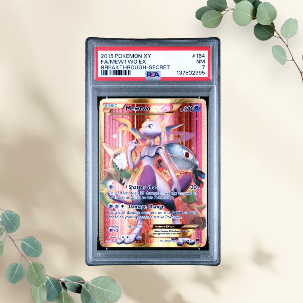 Mewtwo Ex 2015 Breakthrough #164 PSA 7 - Pokémon