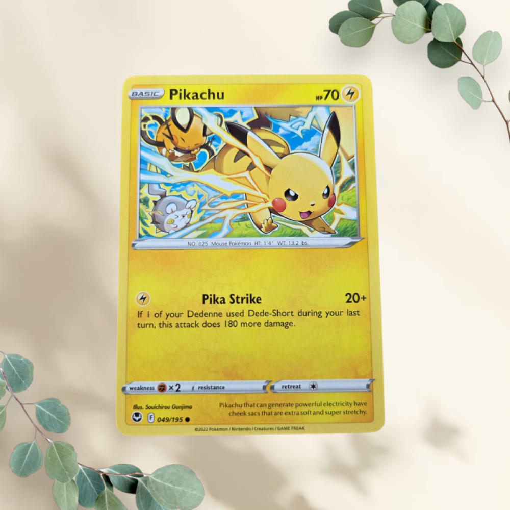 Pikachu 2022 Silver Tempest 049/195 - Pokémon