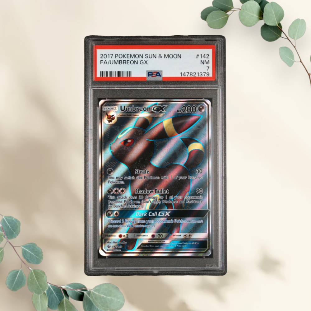 Umbreon GX 2017 Sun & Moon #142 PSA 7 - Pokémon