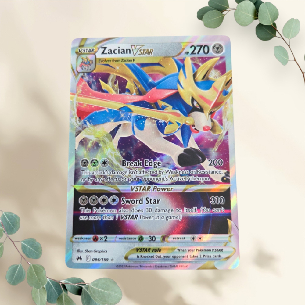 Zacian Vstar 2023 Crown Zenith 096/159 - Pokémon