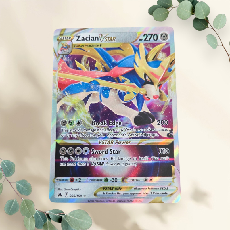 Zacian Vstar 2023 Crown Zenith 096/159 - Pokémon