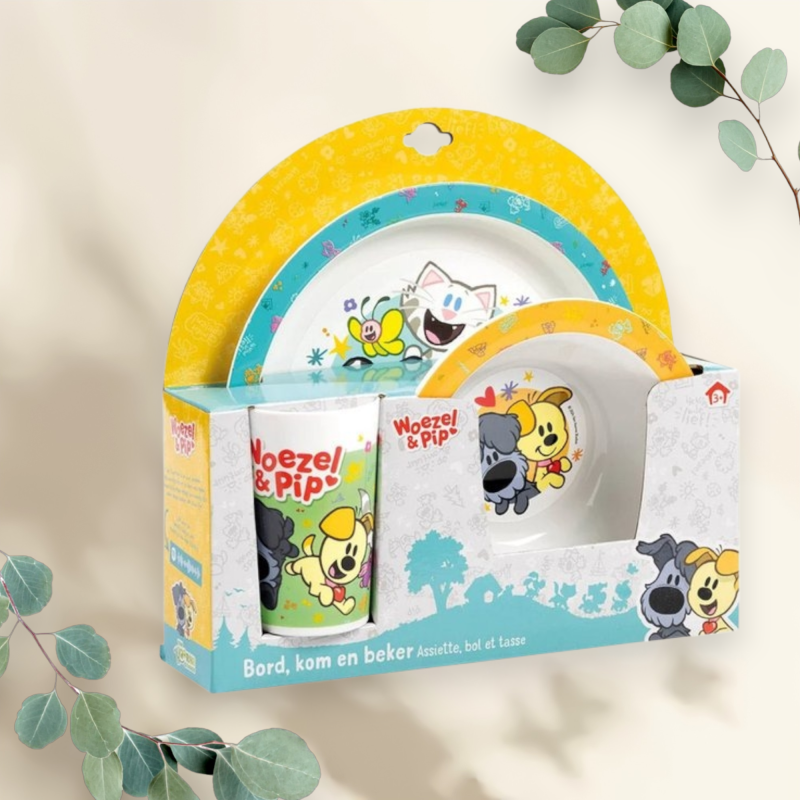 Eetset 3-delig - Woezel & Pip