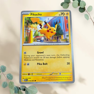 Pikachu 2024 Paldean Fates 018/091 - Pokémon Pikachu 2024 Paldean Fates 018/091 - Pokémon