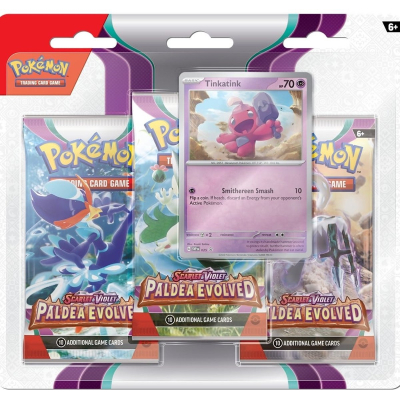 Pokémon Scarlet & Violet Paldea Evolved Blister (3 Boosters)