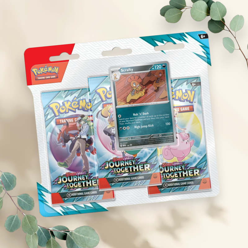 Scarlet & Violet Journey Together 3 Blister Scrafty - Pokémon