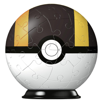 Pokémon Pokéball Zwart/Wit - 54 stukjes 3D Puzzel