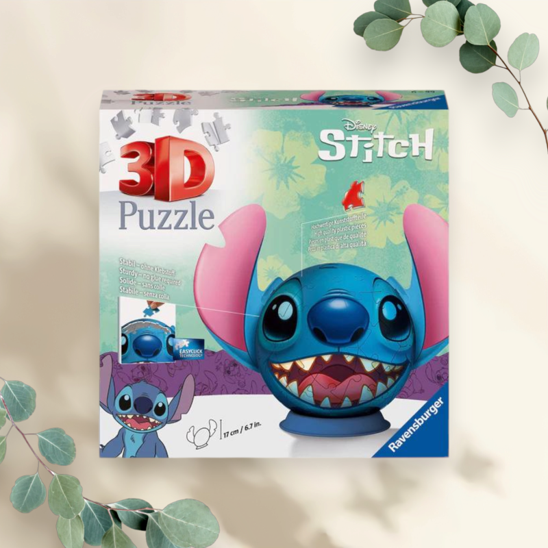 Ravensburger Disney Stitch 3D Puzzelbal – 72 Stukjes