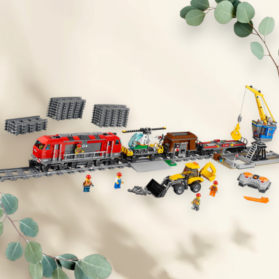 Huur - Lego 60098 Zware Goederen Vrachttrein