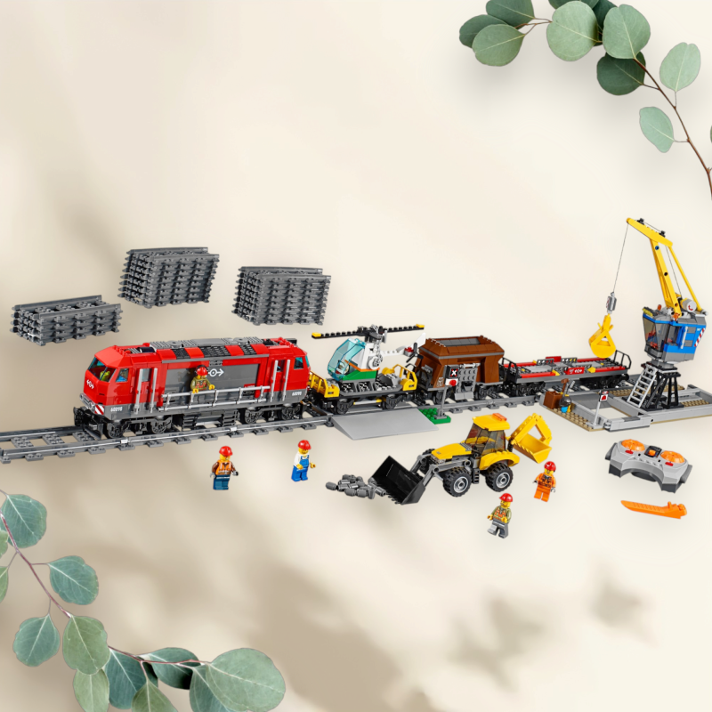 Huur - Lego 60098 Zware Goederen Vrachttrein