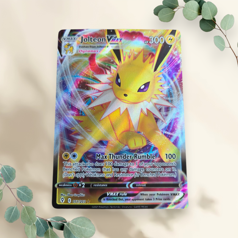 Jolteon VMax 2021 Evolving Skies 051/203 - Pokémon