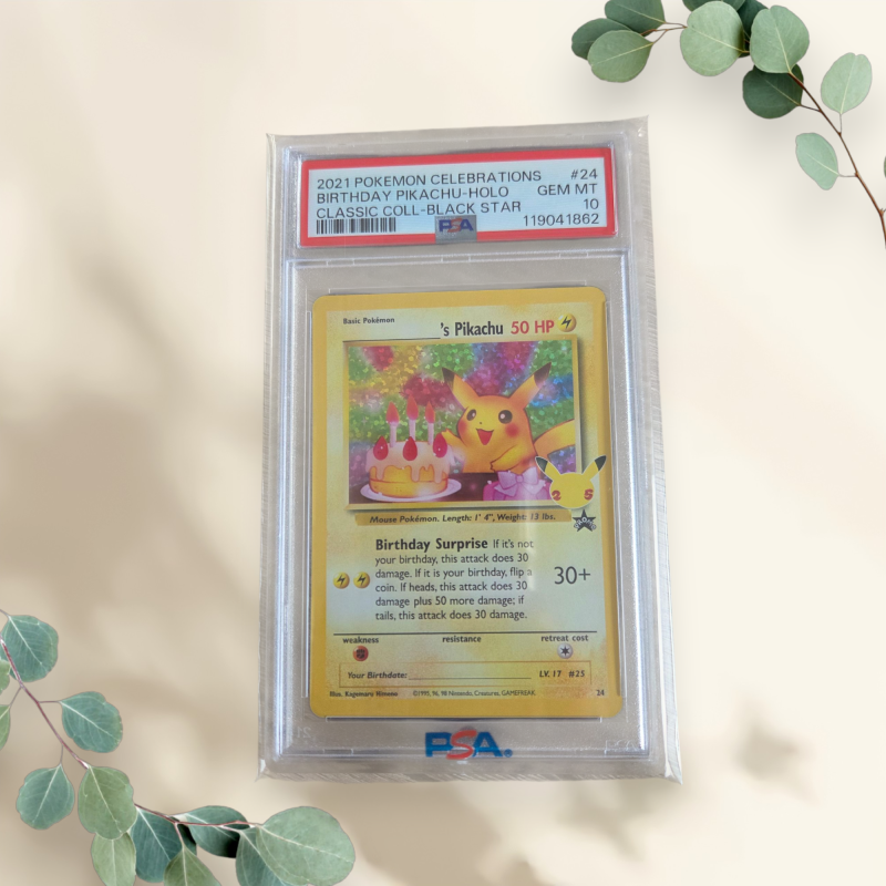 Birthday Pikachu 2021 Celebrations #24 PSA 10 - Pokémon