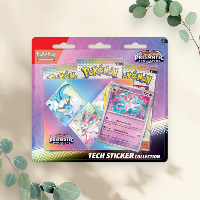 Scarlet & Violet Prismatic Evolutions Tech Sticker Collection Sylveon - Pokémon