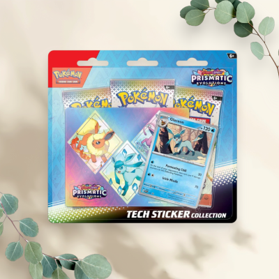 Scarlet & Violet Prismatic Evolutions Tech Sticker Collection Glaceon - Pokémon