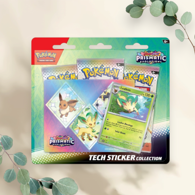 Scarlet & Violet Prismatic Evolutions Tech Sticker Collection Leafeon - Pokémon