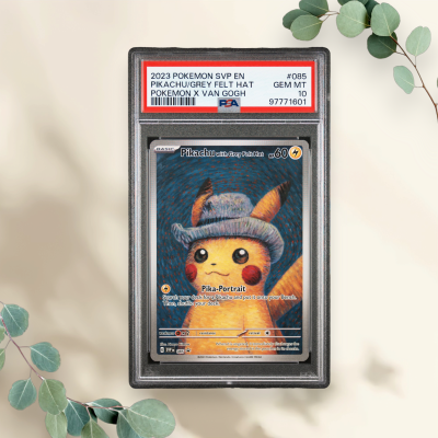 Pikachu Grey Felt Hat PSA 10 - Pokémon