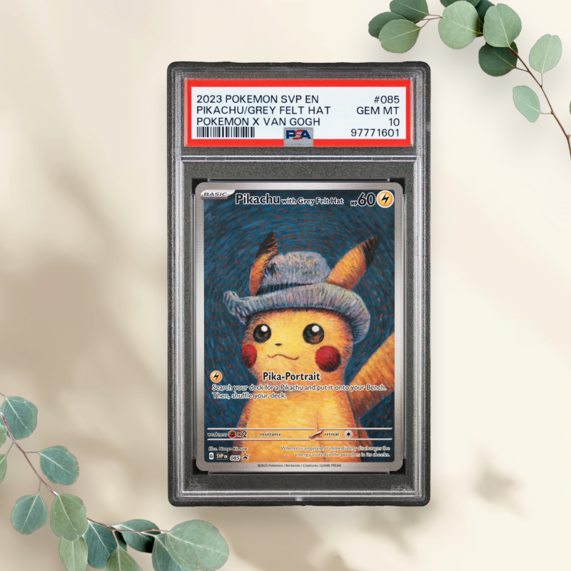 Pikachu Grey Felt Hat #085 PSA 10 - Pokémon