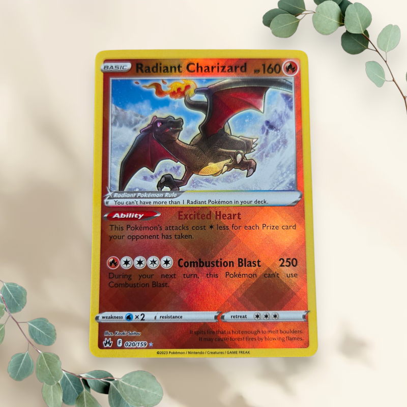 Radiant Charizard 2023 Crown Zenith 020/159 - Pokémon