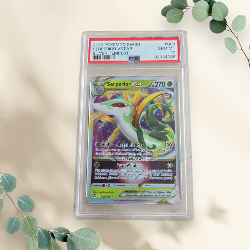 Serperior VStar 2022 Silver Tempest #008 PSA 10 - Pokémon