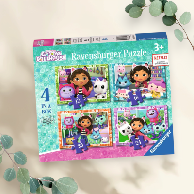 Puzzel 4 in 1 - Gabby's Poppenhuis