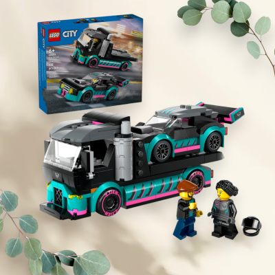 LEGO City Raceauto en Transporttruck - 60406