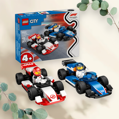 LEGO City F1 Williams Racing en Haas F1 Racewagens - 60464