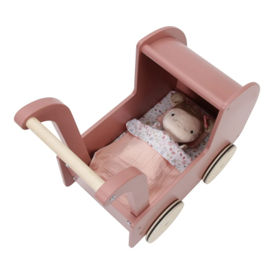 Little Dutch Houten Poppenwagen incl. Pop